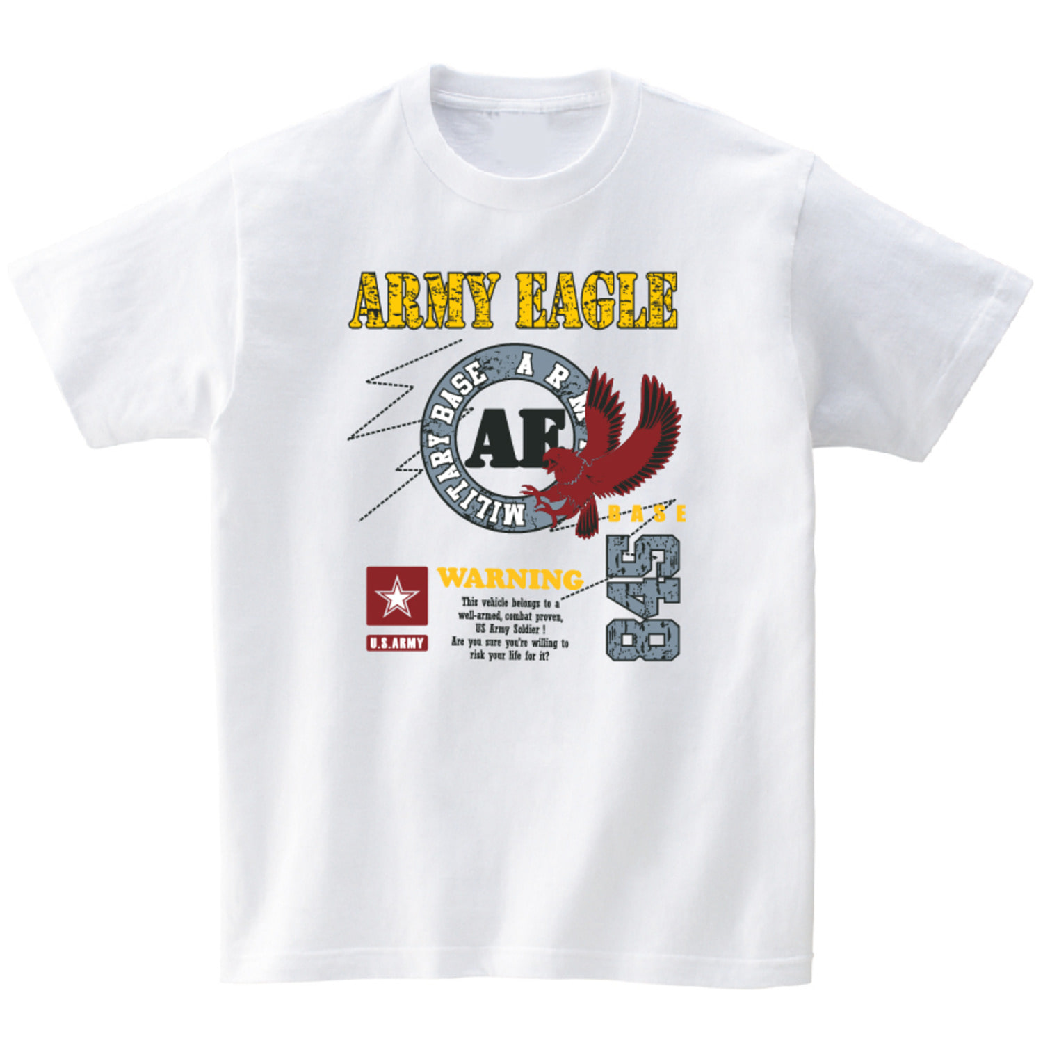육군 독수리 반팔 그래픽 티셔츠 기본 army.26