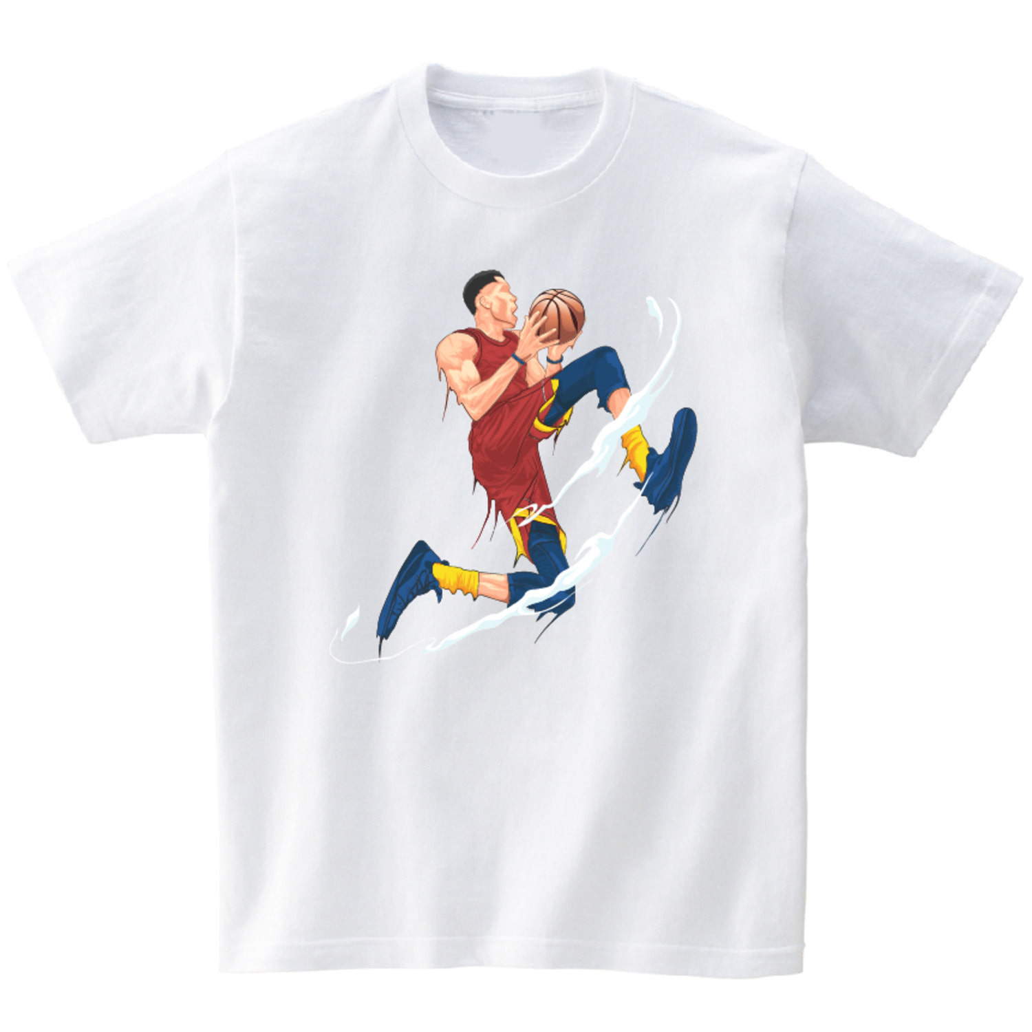 농구 선수 반팔 그래픽 티셔츠 기본 health.24