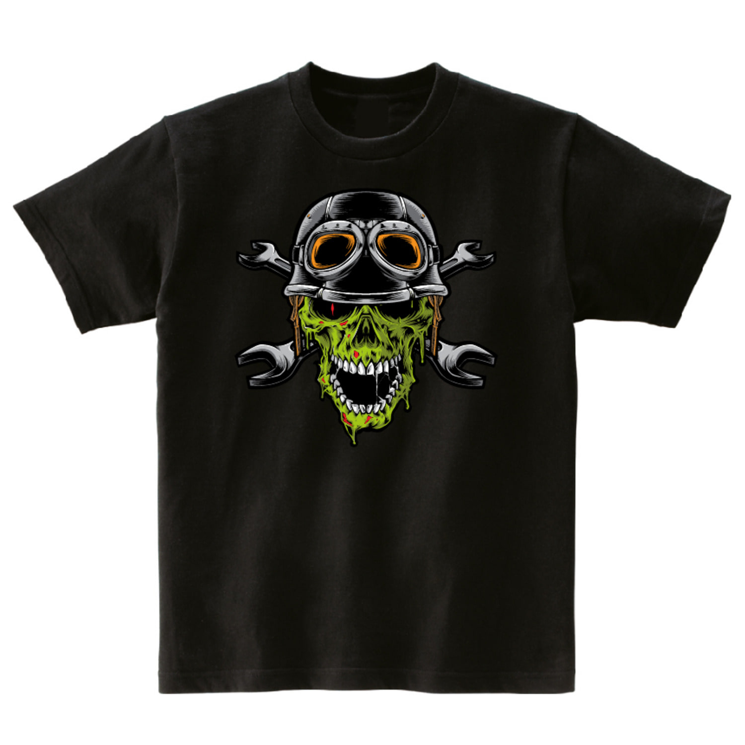 헬멧 좀비 반팔 그래픽 몬스터 티셔츠 기본 monster.03