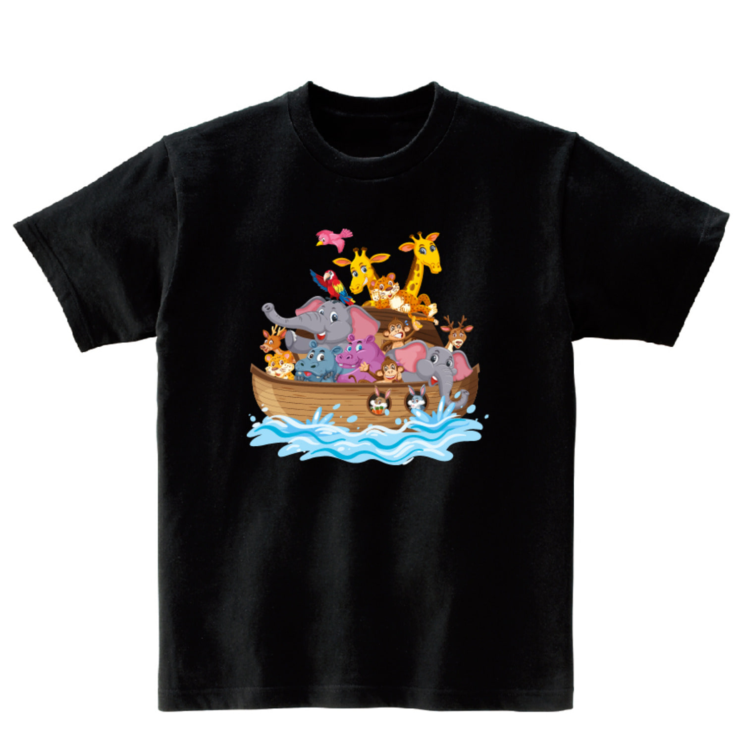 노아 방주 교회 반팔 그래픽 티셔츠 기본 animal.44