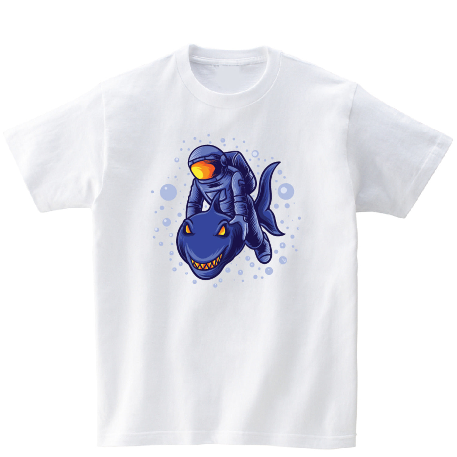 우주 상어 반팔 그래픽 티셔츠 기본 animal.27