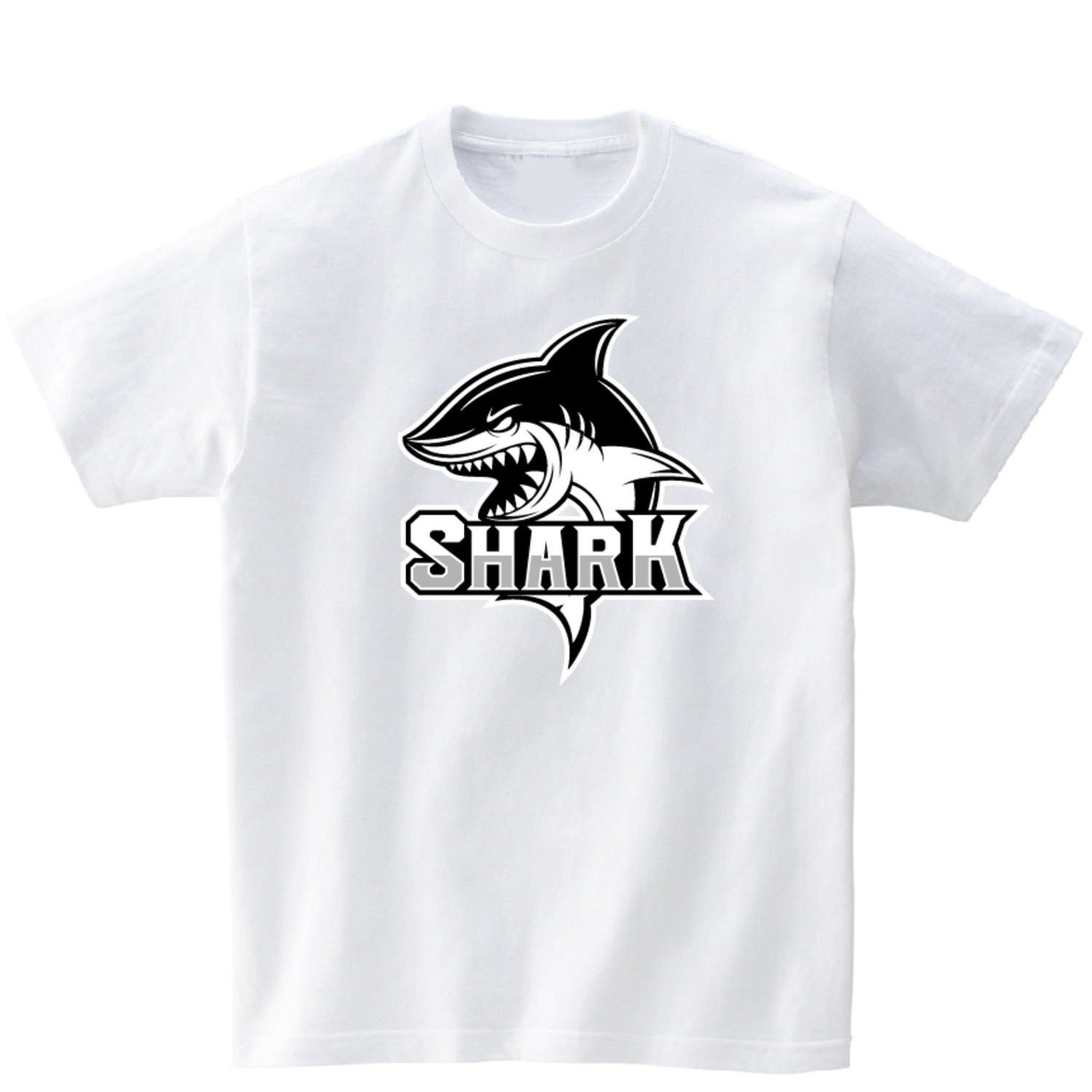 상어 이빨 반팔 그래픽 티셔츠 기본 animal.29