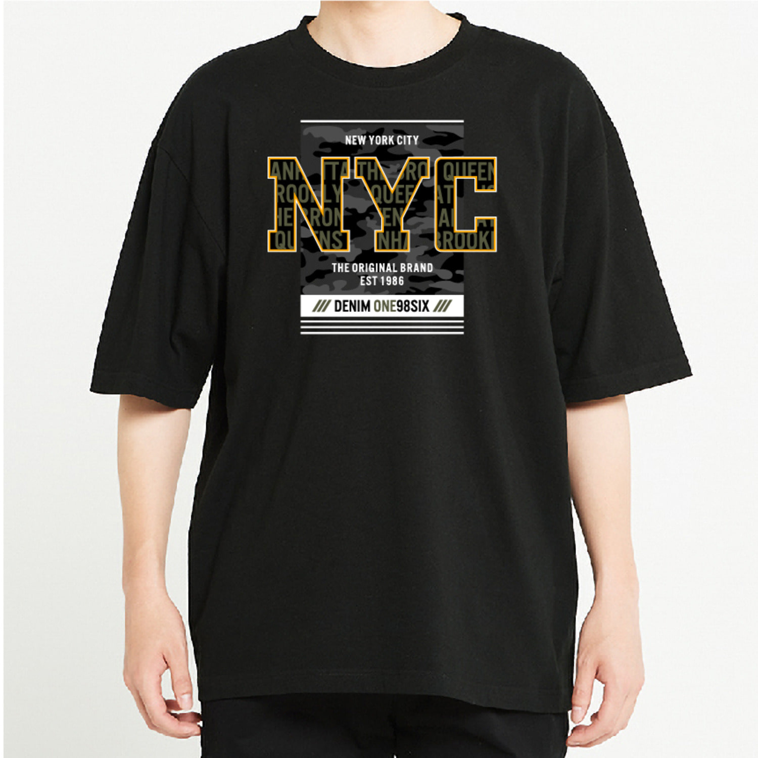 N.Y.C 여행 그래픽 오버핏 티셔츠 휴가 tour.14
