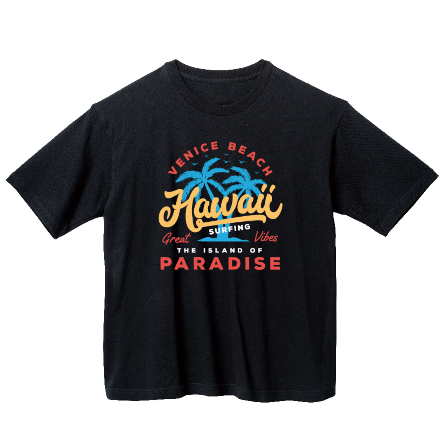 하와이 여행 그래픽 오버핏 티셔츠 휴가 tour.04