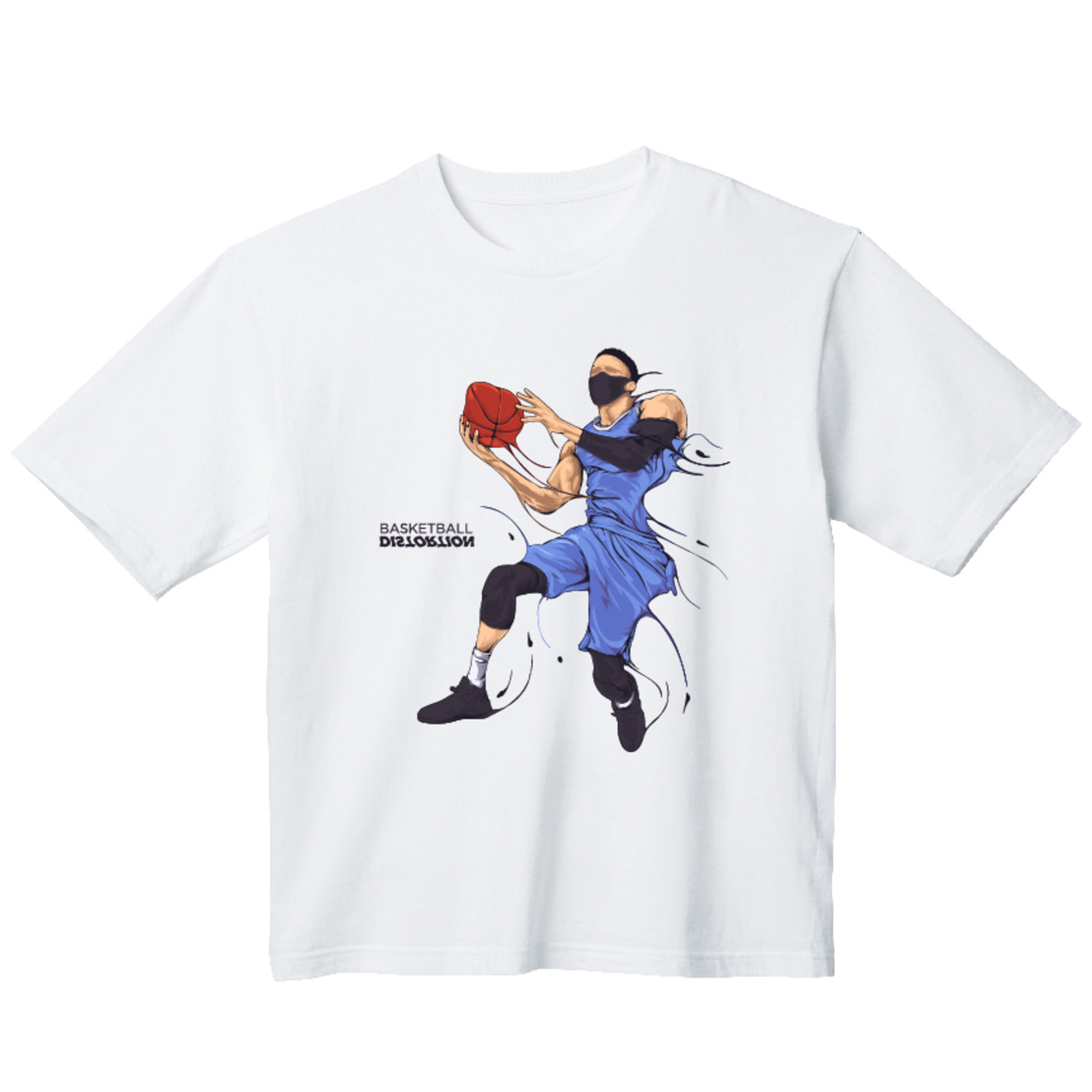 농구 영혼 슛 그래픽 오버핏 티셔츠 health.22