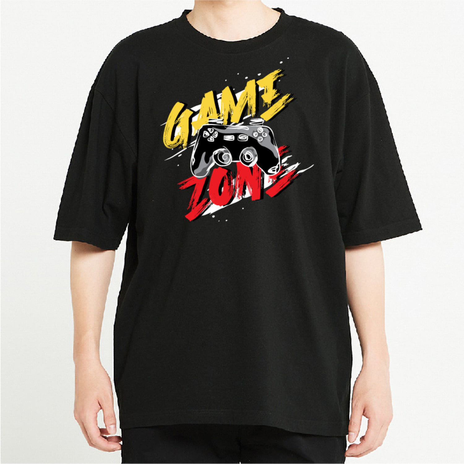 게임 그래픽 오버핏 티셔츠 game.01