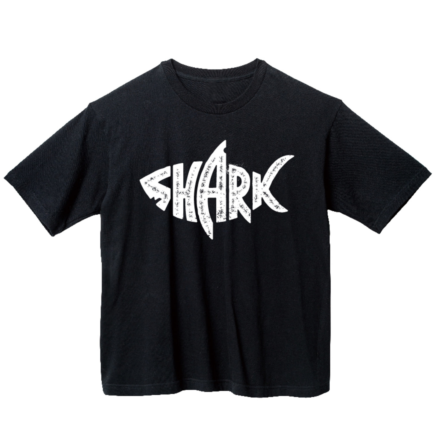 상어 문구 그래픽 오버핏 티셔츠 animal.28