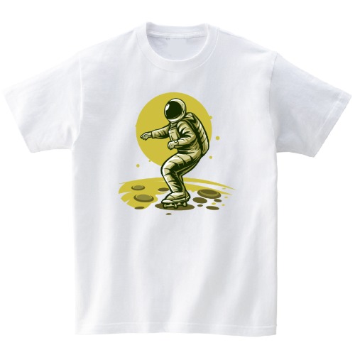 우주인 빈티지 반팔 그래픽 티셔츠 기본 health.60