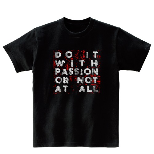 DO IT WITH PASSION 반팔 그래픽 티셔츠 기본 typo.05