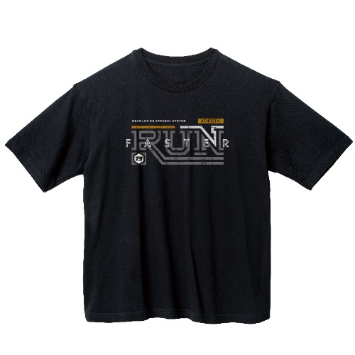 RUN 여행 그래픽 오버핏 티셔츠 휴가 tour.22