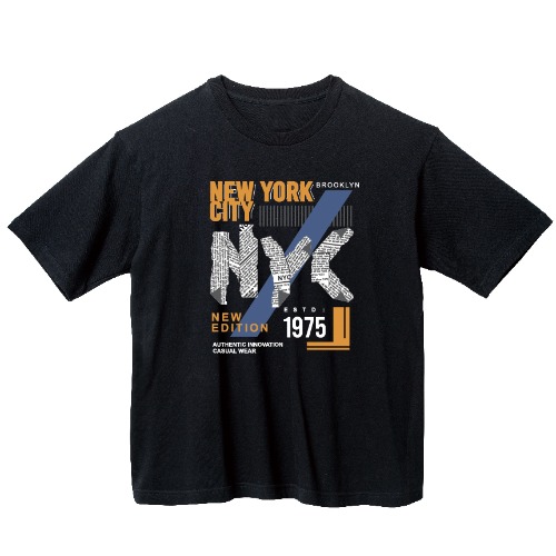 N.Y.K CITY 여행 그래픽 오버핏 티셔츠 휴가 tour.10