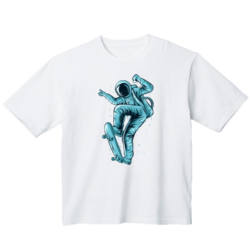 아이스 스키 그래픽 오버핏 티셔츠 health.59
