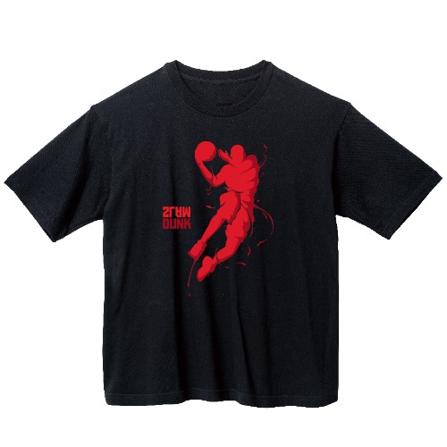 농구 레이어 그래픽 오버핏 티셔츠 health.18