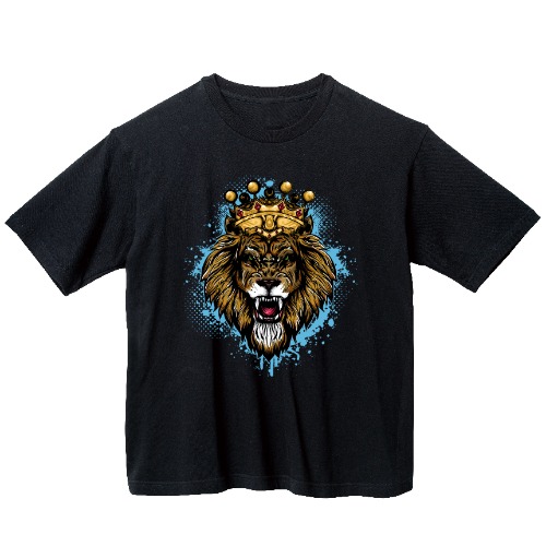라이언 킹 그래픽 오버핏 티셔츠 animal.45