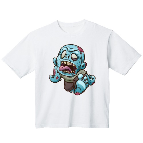 아이 좀비 그래픽 몬스터 오버핏 티셔츠 monster.07
