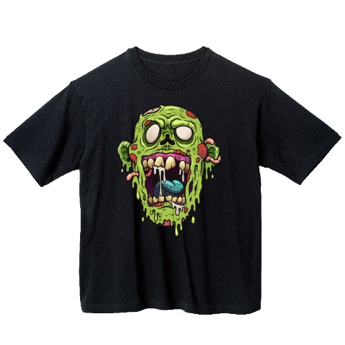 헐크 좀비 그래픽 몬스터 오버핏 티셔츠 monster.08
