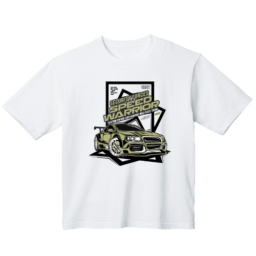 스피드 워리어 그래픽 오버핏 티셔츠 car.16
