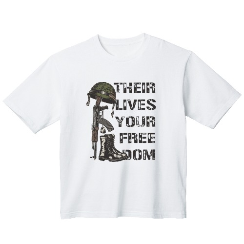 밀리터리 그래픽 오버핏 티셔츠 army.23