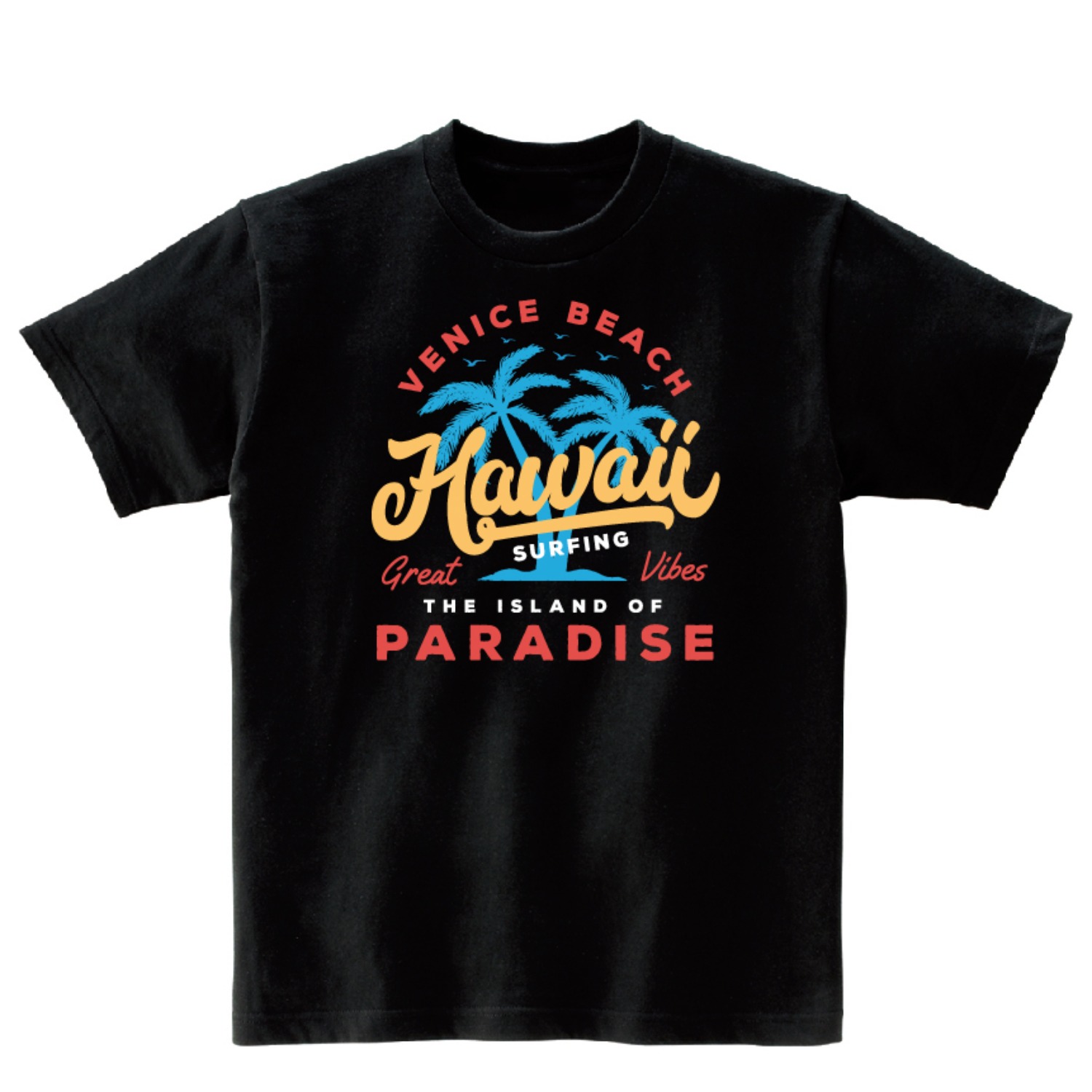 하와이 빈티지 반팔 그래픽 티셔츠 기본 tour.04