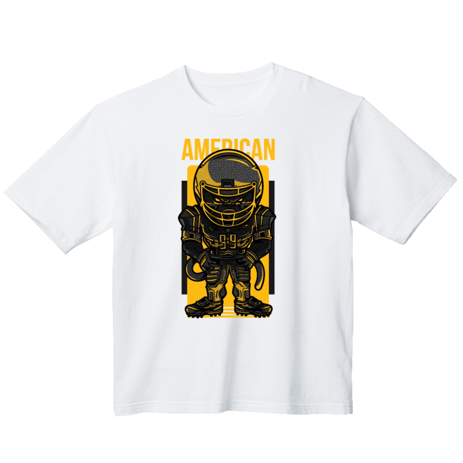 로봇 그래픽 오버핏 티셔츠 art.02