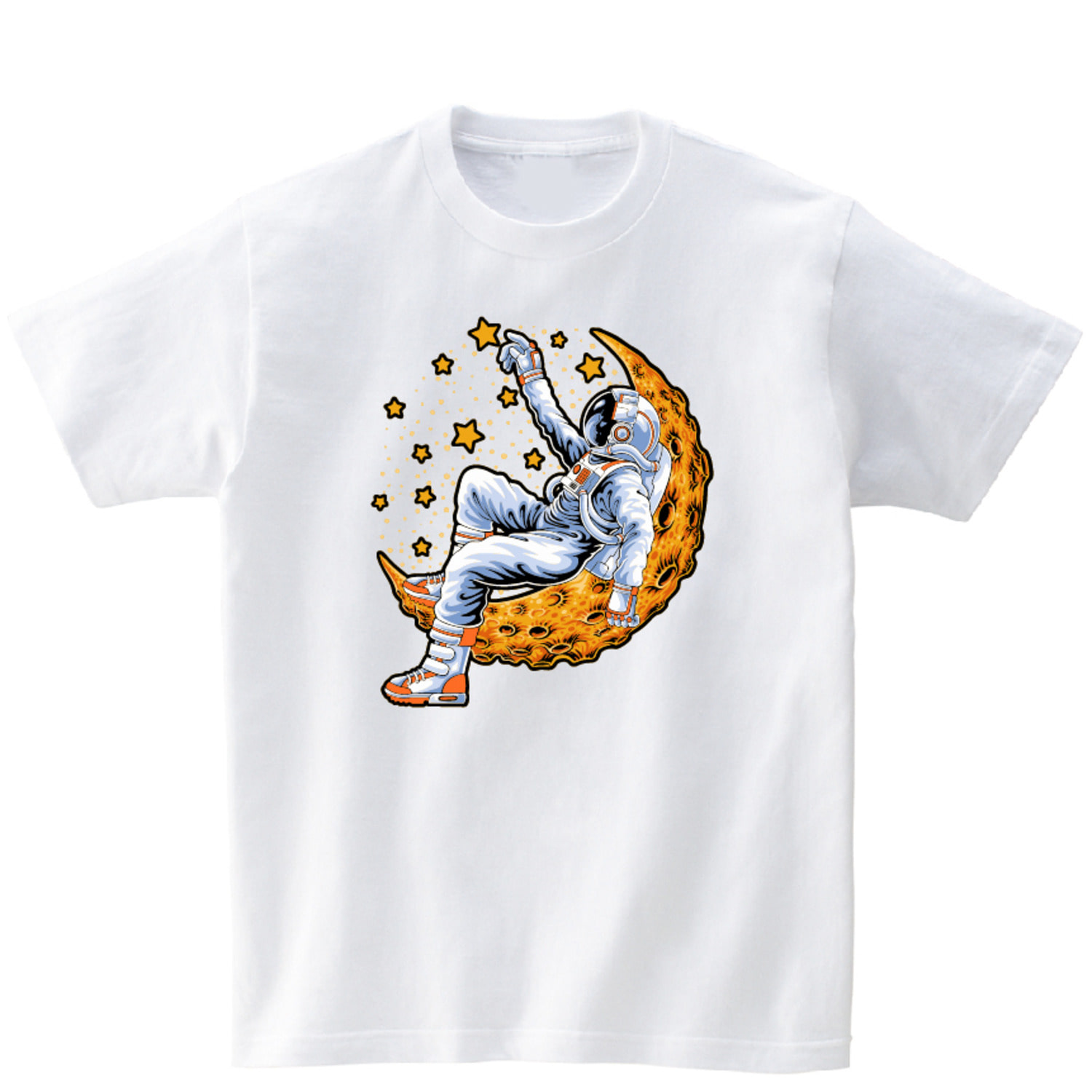 우주 파도 고래 반팔 그래픽 티셔츠 기본 art.28