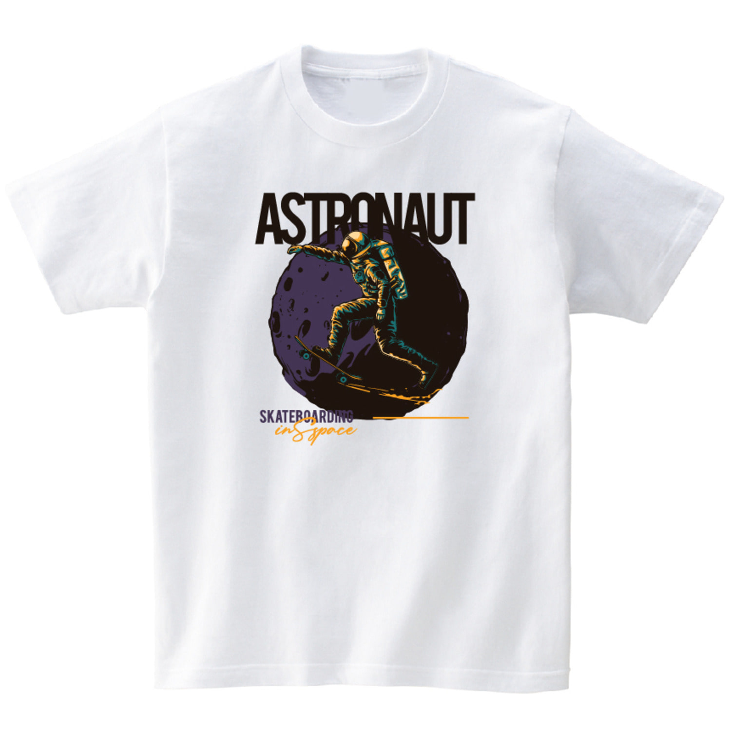 우주비행사 반팔 그래픽 티셔츠 기본 health.76