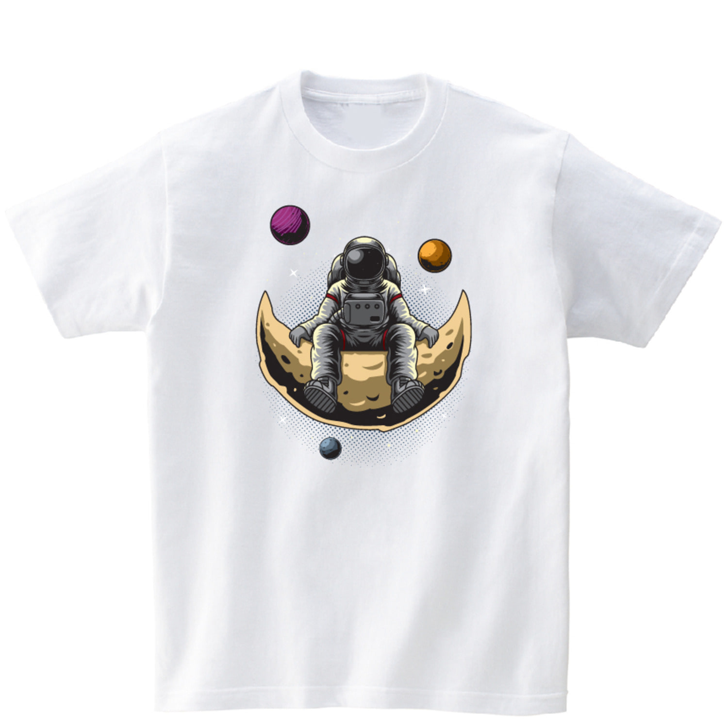 달에간 우주인 반팔 그래픽 티셔츠 기본 art.33