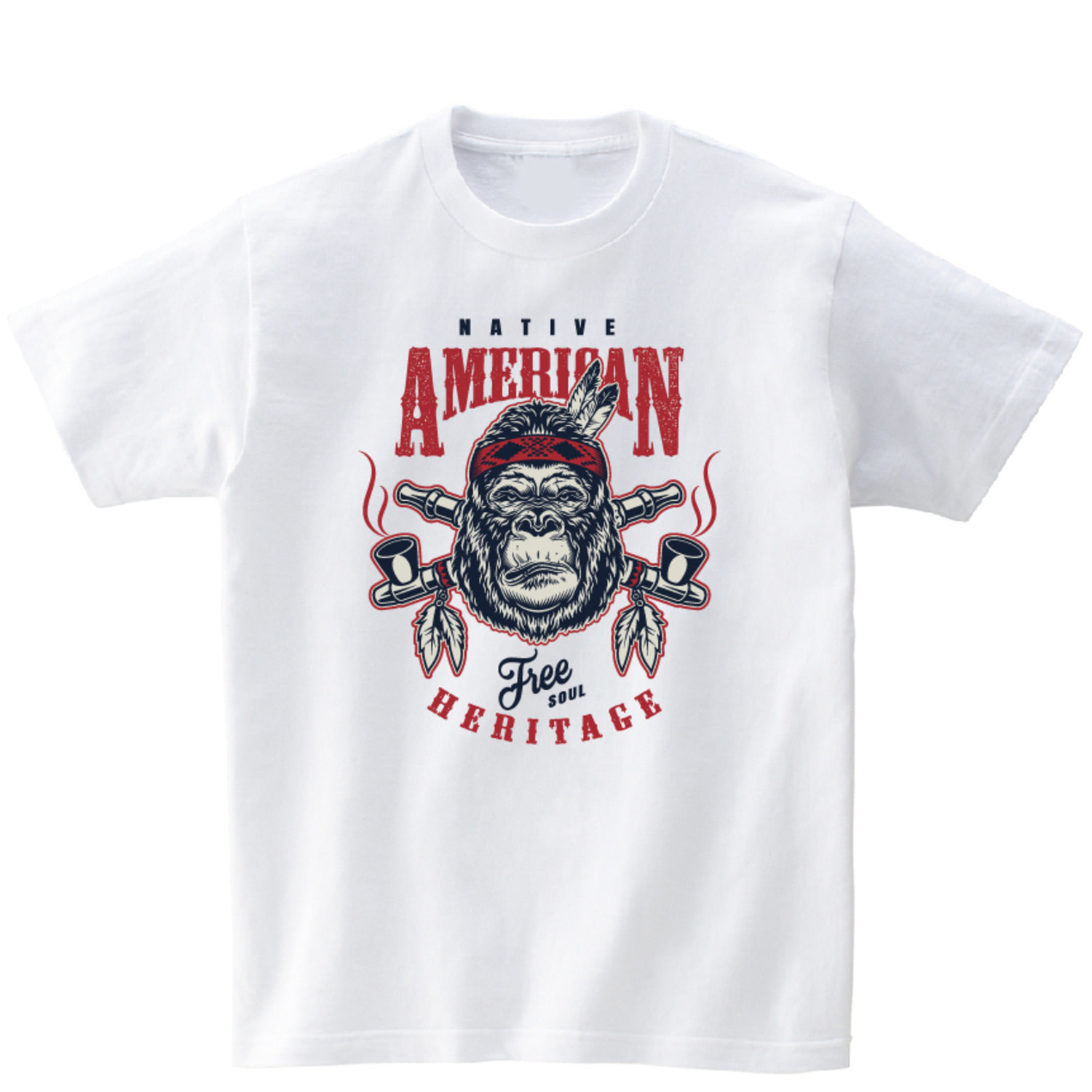 아메리칸 고릴라 반팔 그래픽 티셔츠 기본 animal.51
