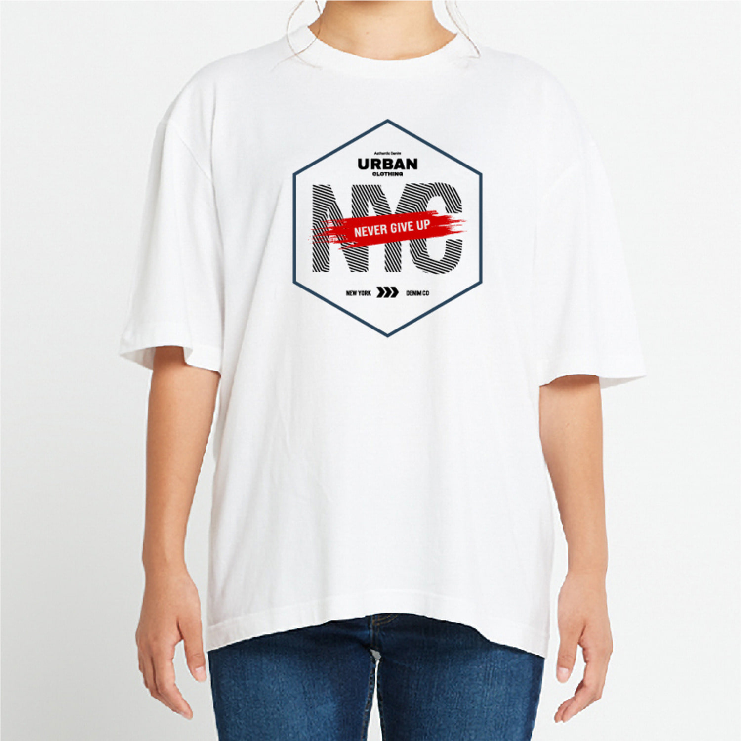 얼룩 N.Y.C 여행 그래픽 오버핏 티셔츠 휴가 tour.25
