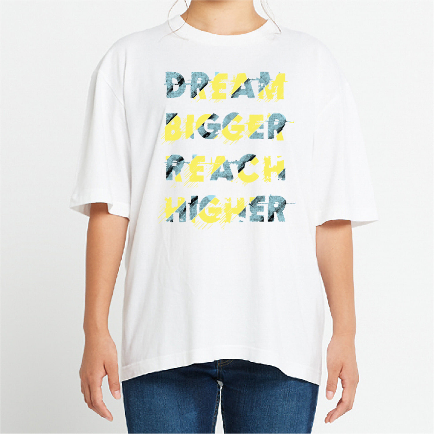 D.B.R.H 그래픽 오버핏 티셔츠 typo.03