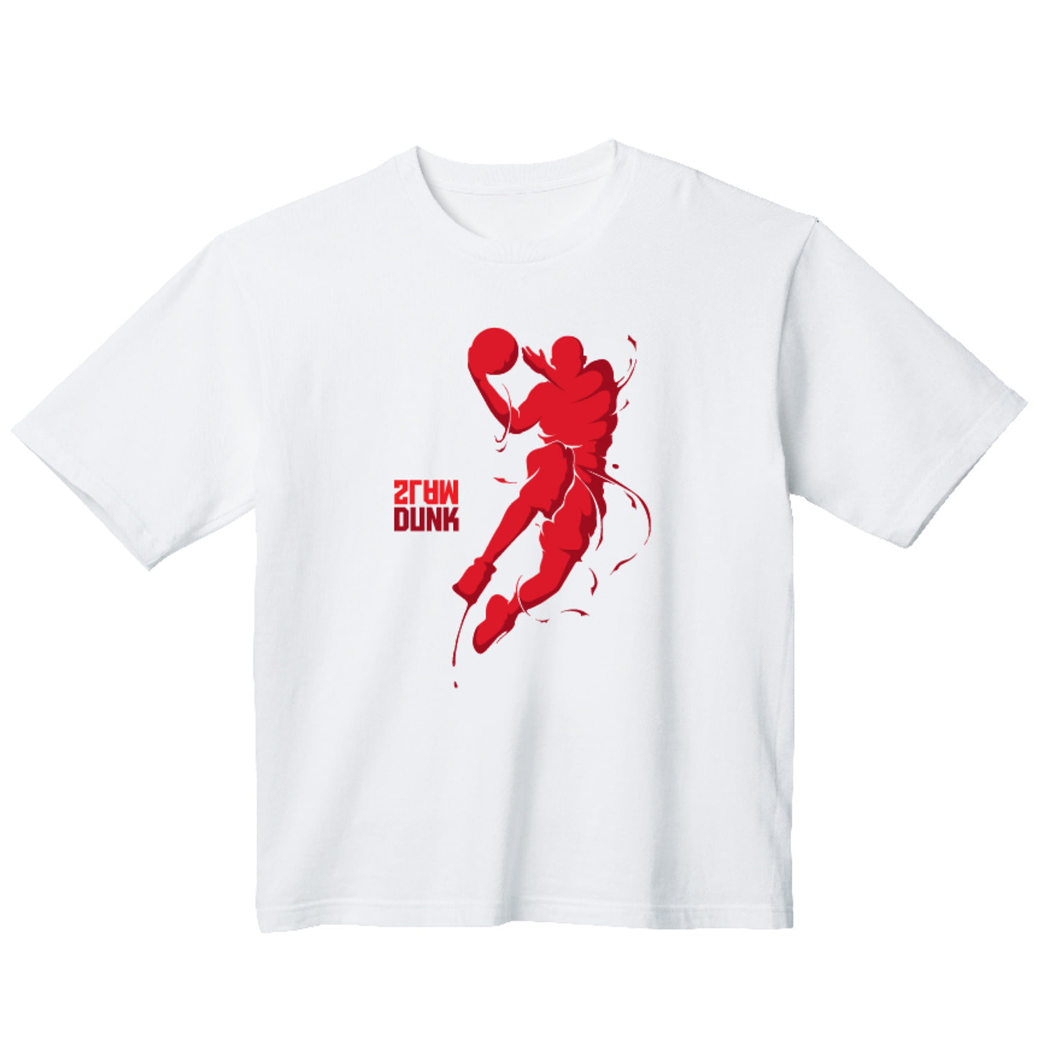 농구 레이어 그래픽 오버핏 티셔츠 health.18