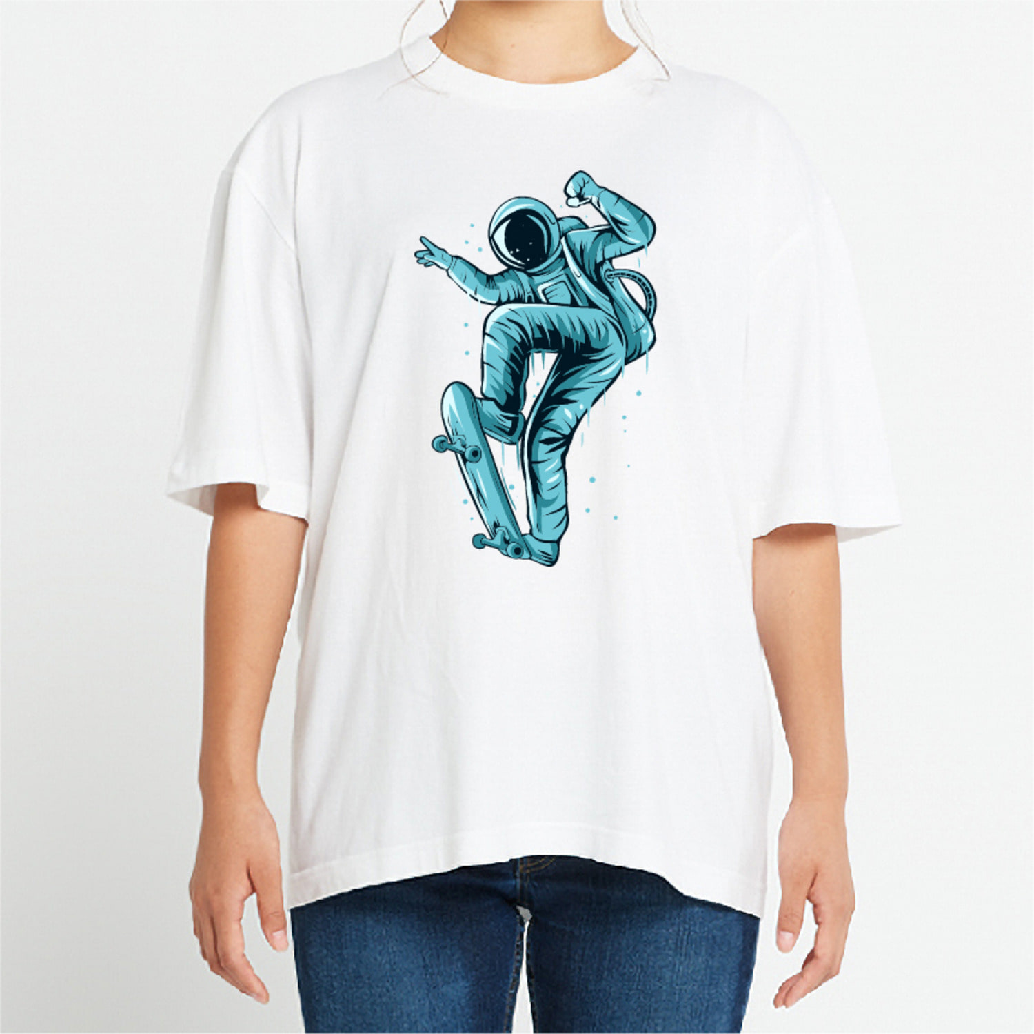 아이스 스키 그래픽 오버핏 티셔츠 health.59