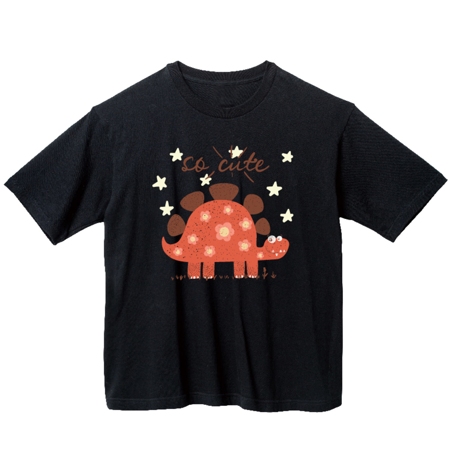 귀여운 공룡 그래픽 오버핏 티셔츠 animal.04