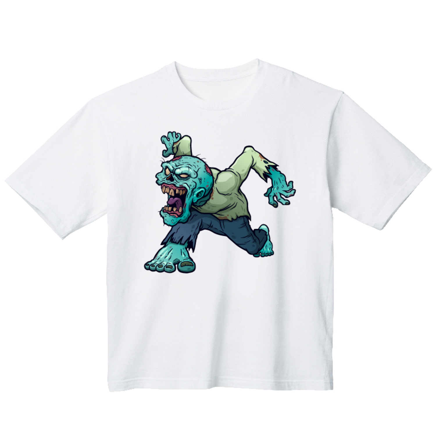 어른 좀비 그래픽 몬스터 오버핏 티셔츠 monster.06