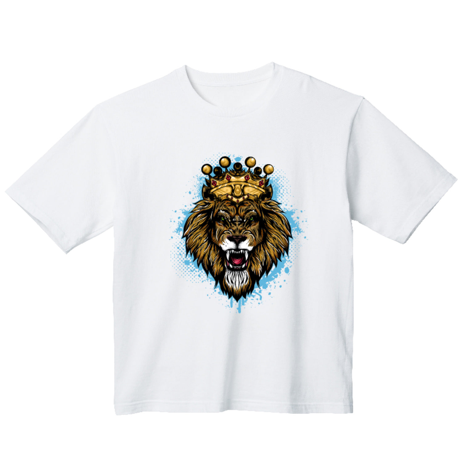 라이언 킹 그래픽 오버핏 티셔츠 animal.45