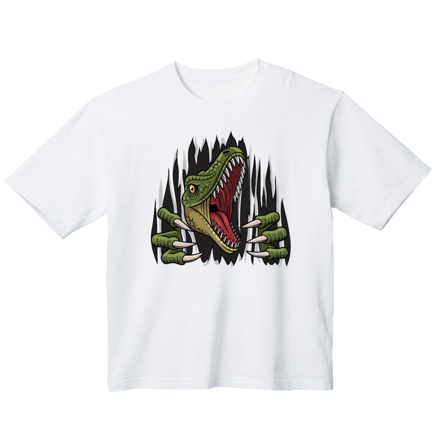 무서운 공룡 그래픽 오버핏 티셔츠 animal.06