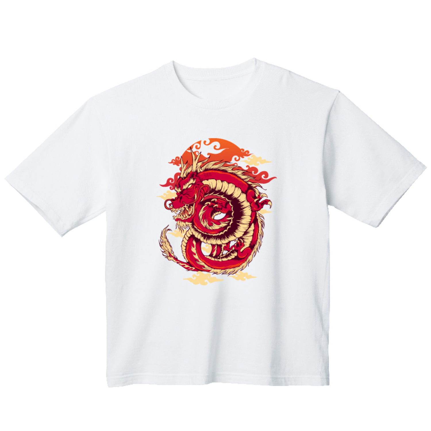 용 그래픽 오버핏 티셔츠 animal.23