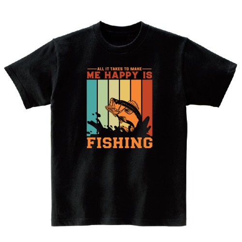일상 낚시 반팔 그래픽 티셔츠 기본 fish.17