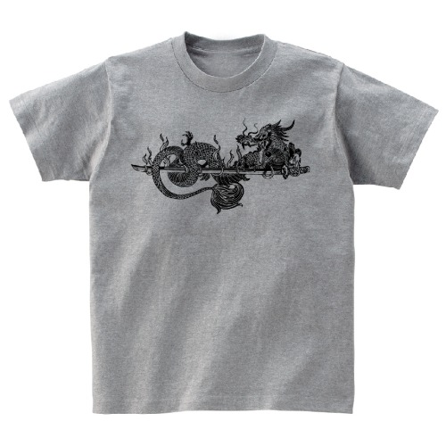 검 과 용 반팔 그래픽 몬스터 티셔츠 기본 monster.05
