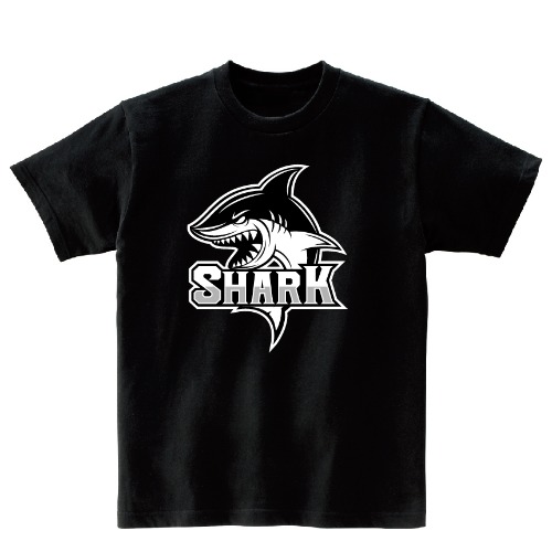 상어 이빨 반팔 그래픽 티셔츠 기본 animal.29