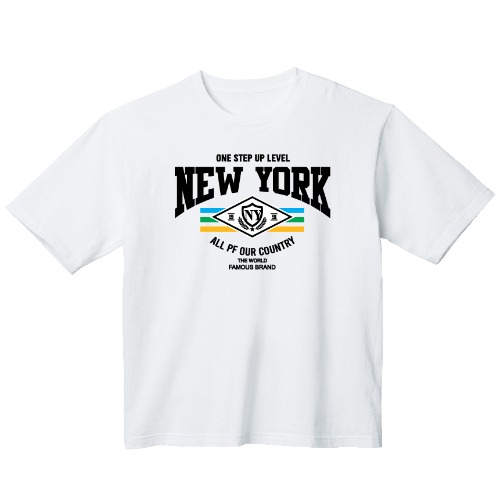 N.Y 여행 그래픽 오버핏 티셔츠 휴가 tour.15